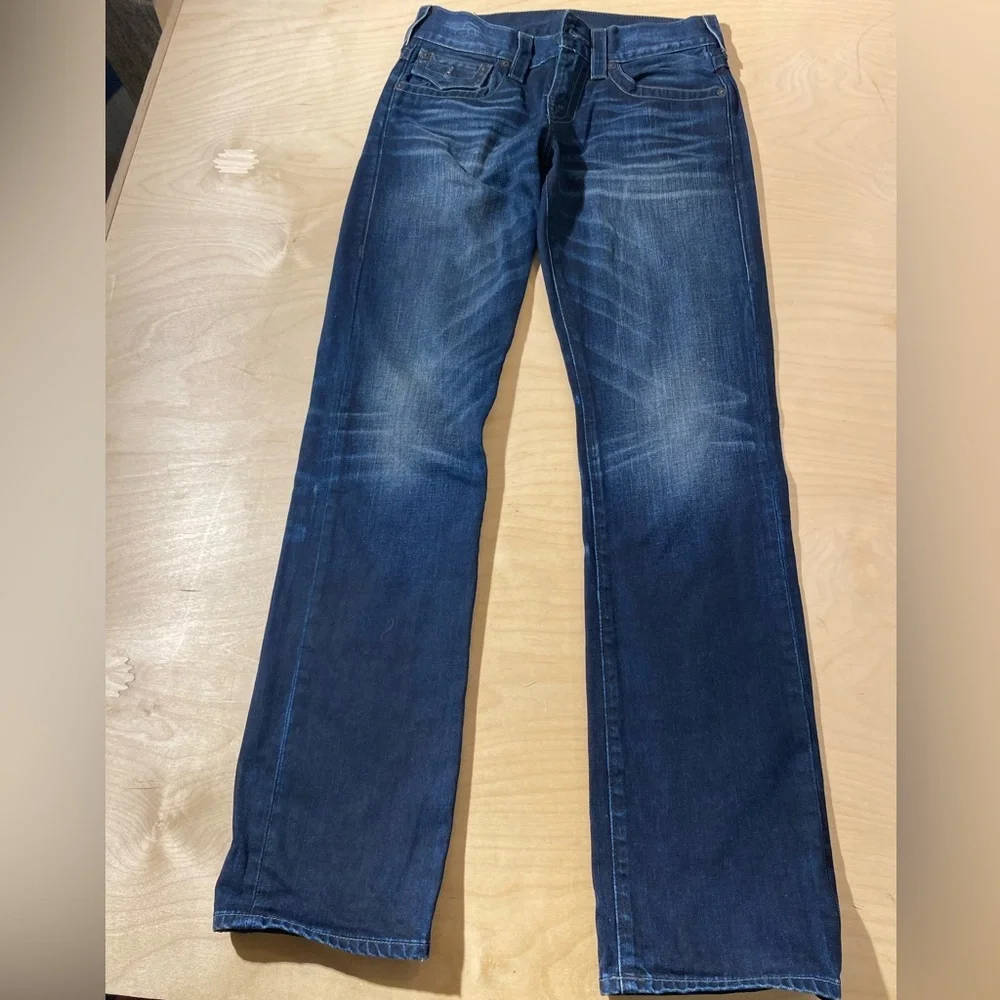 True Religion Ricky Relaxed Straight Jeans size 28 x 33 (LQ)